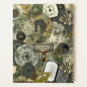 Planificateur de temps Steampunk vintage (Dos)