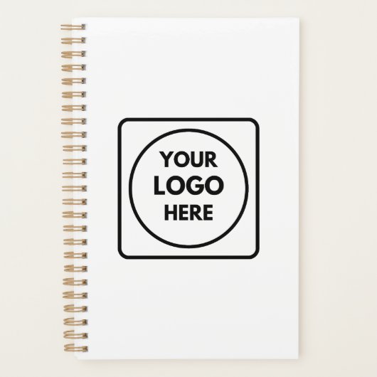 Planificateur de texte de logo minimal simple de m (Devant)
