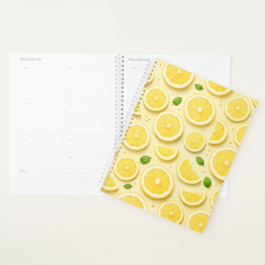 Planificateur de tranches de citron fraîches (Devant avec enveloppe)