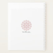 Planificateur de Tricot rose Gold (Dos)