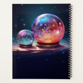Planificateur de vacances de Noël Crystal Snowball (Dos)