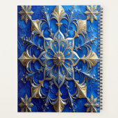 Planificateur de vacances décoratif bleu (Dos)