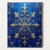 Planificateur de vacances décoratif bleu (Dos)