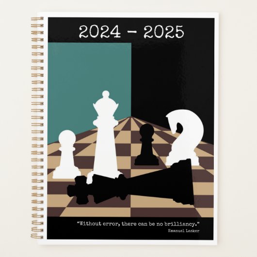 Planificateur d'échecs 2024 - 2025 (Devant)