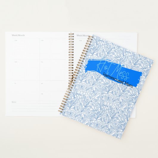 Planificateur d'école à domicile (Devant avec enveloppe)