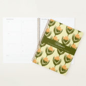 Planificateur d'école de professeur de fleurs vint (Devant avec enveloppe)