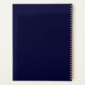 Planificateur d'enseignant Fleurs sauvages bleues (Dos)