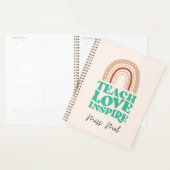 Planificateur d'enseignants personnalisé (Devant avec enveloppe)