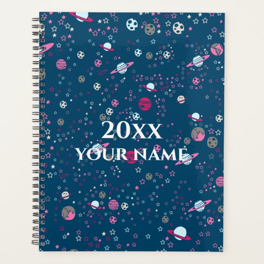 Planificateur d'espace personnalisé pour enfants (Devant)