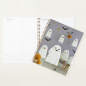 Planificateur d'Halloween effrayant (Devant avec enveloppe)