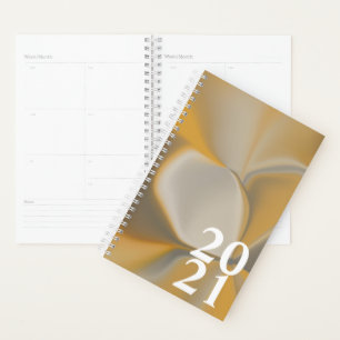 Planificateur d'illustration abstraite floral bota