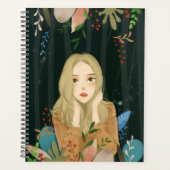 Planificateur d'illustration de fille (Devant)