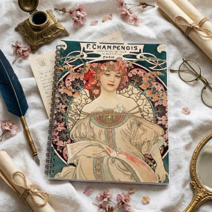 Planificateur d'illustration vintage romantique Mu