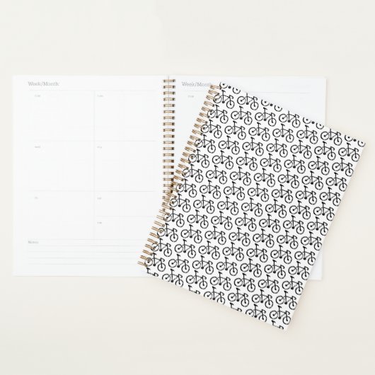 Planificateur d'impression de vélo de course (Devant avec enveloppe)