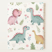 Planificateur Dinosaures Aquarelle (Dos)