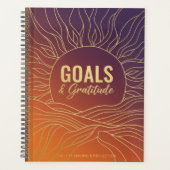 Planificateur d'objectifs et de gratitude (Devant)