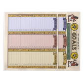 Planificateur d'objectifs Eye of Horus Bloc-notes (Devant)