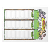 Planificateur d'objectifs Licorne Bloc-notes perso (Devant)