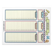 Planificateur d'objectifs Zodiaque Bloc-notes pers (Devant)