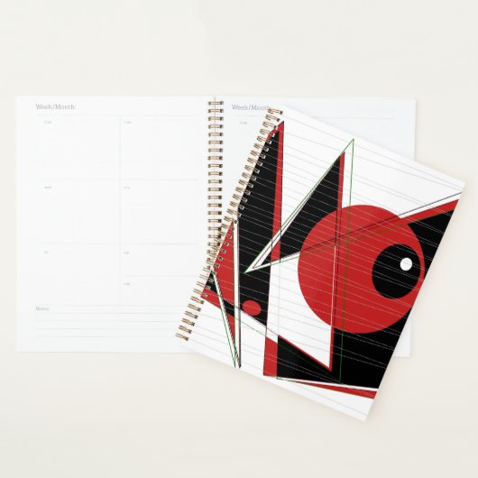 Planificateur d'observation des yeux rouges (Devant avec enveloppe)