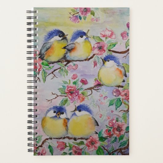 Planificateur d'oiseaux de printemps (Devant)