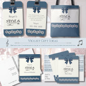 Planificateur d'orchestre Viola à fleurs bleu indi