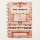 Planificateur d'orgue électronique rose pour profe (Devant)
