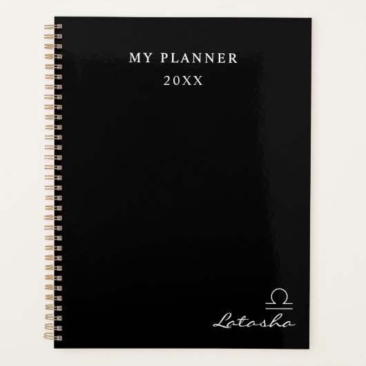 Planificateur du signe du zodiaque Balance 2022 no (Devant)