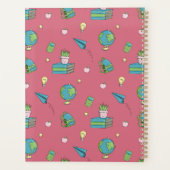 Planificateur École Élémentaire Rose avec Motif Do (Dos)