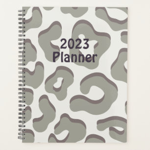 Planificateur empreinte de léopard