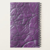Planificateur en cuir - Royal Purple (Dos)