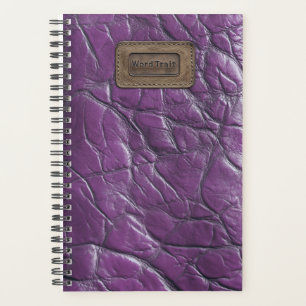Planificateur en cuir - Royal Purple