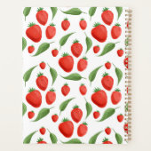 Planificateur en spirale à motif Strawberry Fields (Dos)