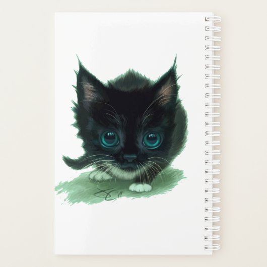 Planificateur en spirale de chat (Dos)