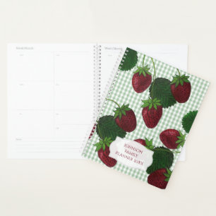 Planificateur En vichy fraises