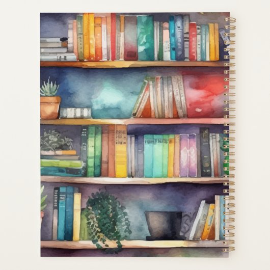 Planificateur enseignant - Bibliothèque (Dos)