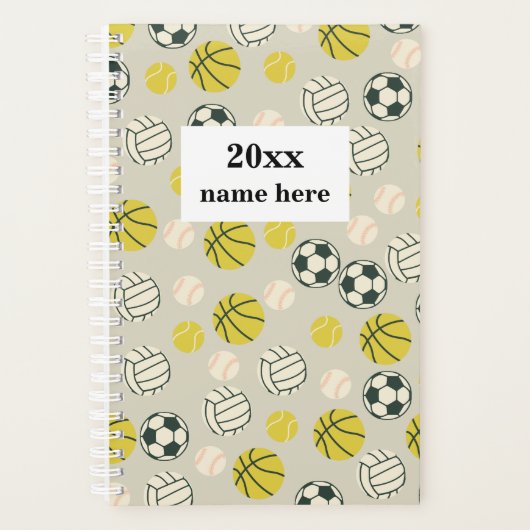 Planificateur enseignant d'éducation physique pers (Devant)