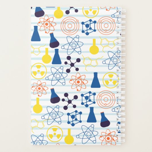 Planificateur enseignant en chimie personnalisée (Dos)