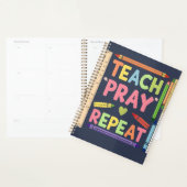 Planificateur Enseigner Prière Répéter (Devant avec enveloppe)