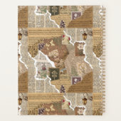 Planificateur esthétique de scrapbook démodé pour (Dos)
