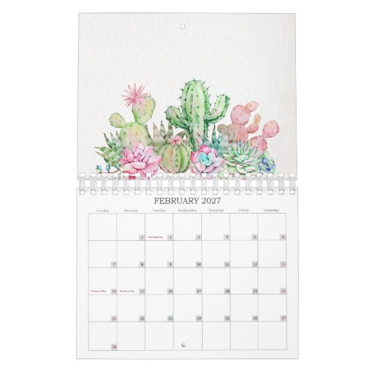 Planificateur et calendrier de classe pour enseign (Feb 2027)