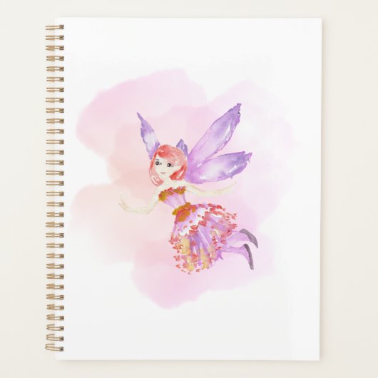 Planificateur "Fée aquarelle" (Devant)