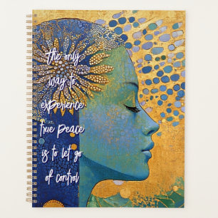 Planificateur Femme Bleue Lâcher Prise