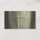 Planificateur financier de monogramme - carte de (Dos)