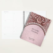 Planificateur Fleur Rose (Devant avec enveloppe)