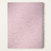 Planificateur Fleur Rose (Dos)