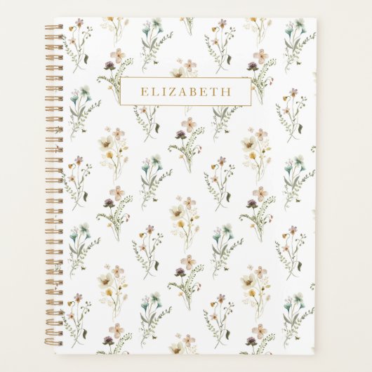 Planificateur fleur sauvage (Devant)