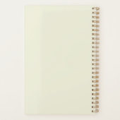 Planificateur Fleur Simple Minimaliste (Dos)