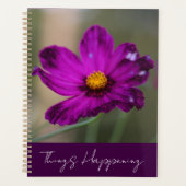 Planificateur Fleur Violette (Devant)