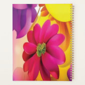 Planificateur Fleurs roses 2024 (Dos)